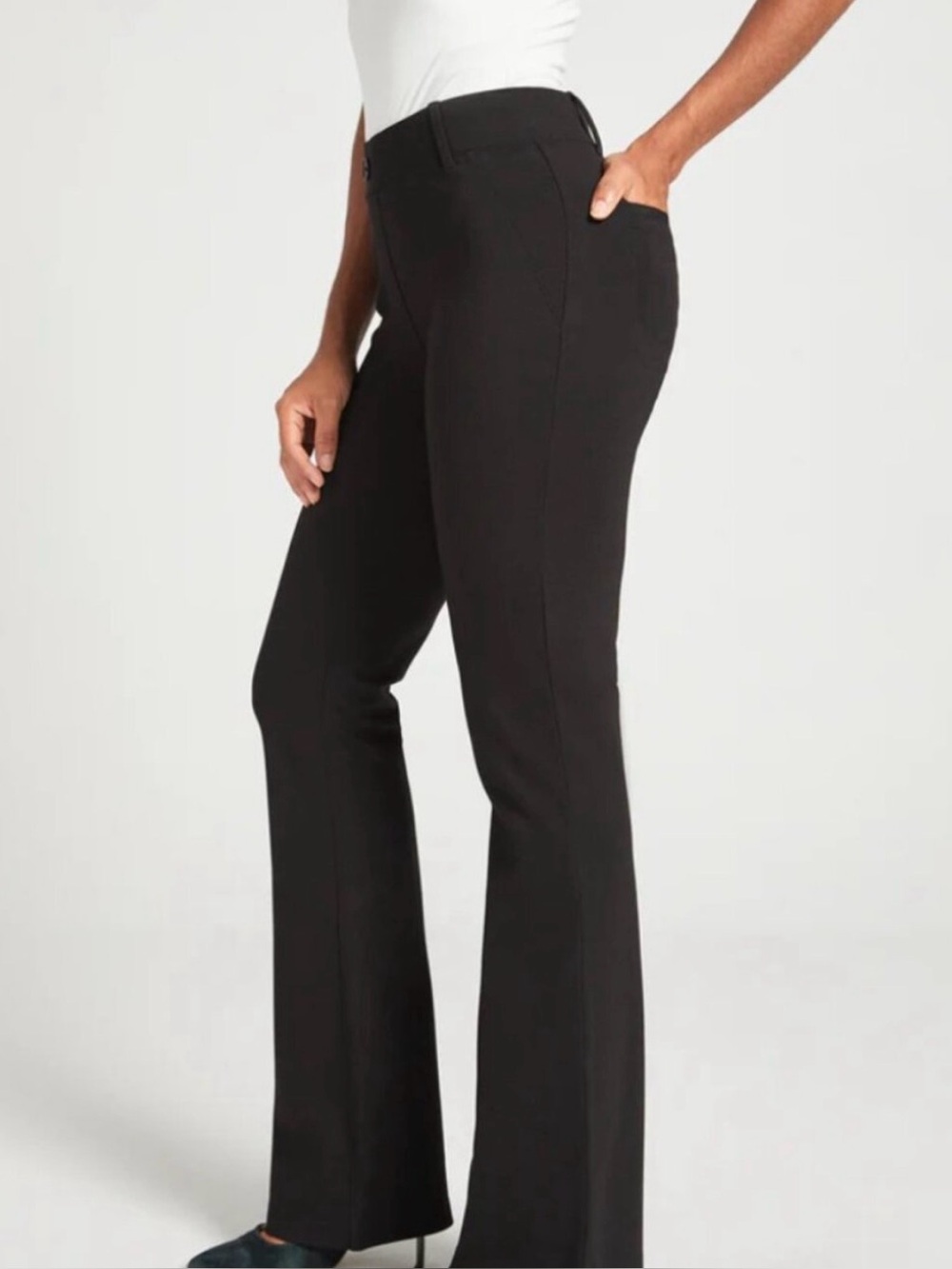 New Betabrand Black Bootcut 2 Pocket DPYP Dress Pant Yoga Pants Small